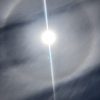 4月12日に出現した太陽の虹（光の輪）ハロの報告